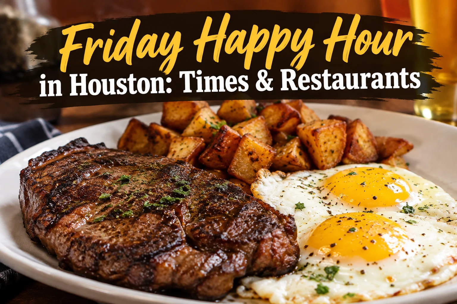 friday happy hour houston